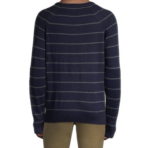 Rails NWT Watkins Navy Charcoal Striped Wool Blend Long Sleeve Sweater Size XL - Picture 2 of 12